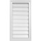 Ekena Millwork Vertical Surface Mount PVC Gable Vent: Functional, w/ 2"W x 1-1/2"P Brickmould Frame, 16"W x 30"H GVPVE16X3002SF - alternate 1